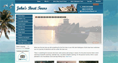 Desktop Screenshot of johnboattours.com